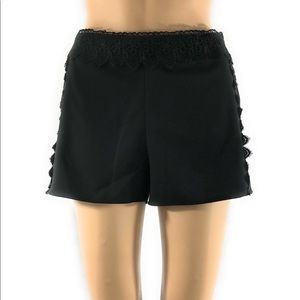 Blu Pepper Shorts Small Black Dressy Lace Tuxedo